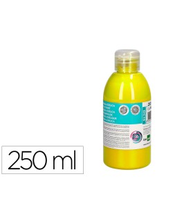 Pintura acrilica liderpapel bote de 250 ml amarillo