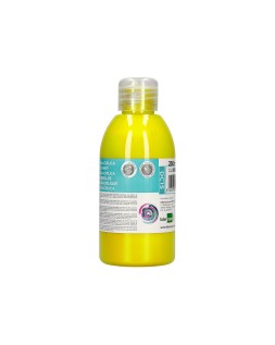Pintura acrilica liderpapel bote de 250 ml amarillo