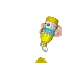 Pintura acrilica liderpapel bote de 250 ml amarillo