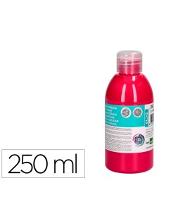 Pintura acrilica liderpapel bote de 250 ml magenta