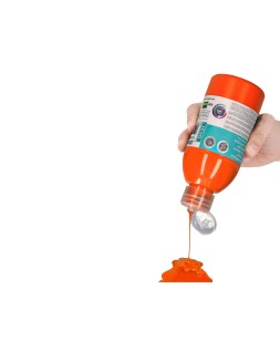 Pintura acrilica liderpapel bote de 250 ml naranja