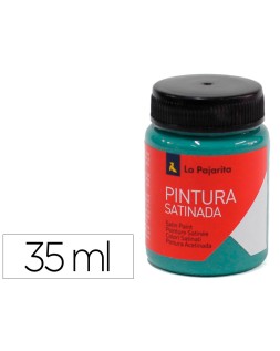 Pintura latex la pajarita satinada l-39 bote 35 ml verde jade