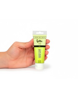Pintura acrilica liderpapel tubo de plastico de 60 ml color verde limon
