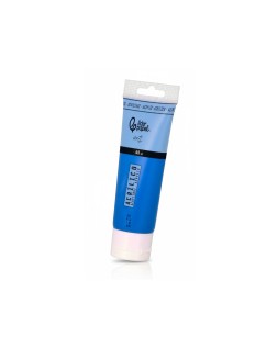 Pintura acrilica liderpapel tubo de plastico de 60 ml color azul