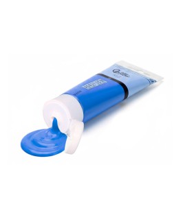 Pintura acrilica liderpapel tubo de plastico de 60 ml color azul