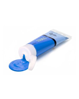 Pintura acrilica liderpapel tubo de plastico de 120 ml color azul