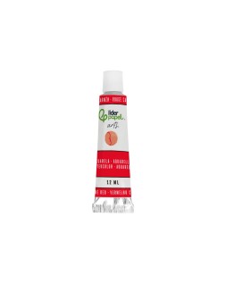 Pintura de acuarela liderpapel caja de 12 tubos de aluminio de 12 ml colores surtidos