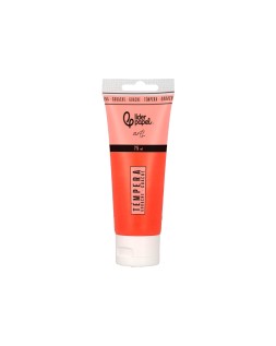 Tempera gouache liderpapel caja de 6 tubos de plastico de 75 ml colores surtidos