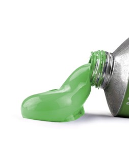 Tempera gouache liderpapel tubo de aluminio de 60 ml color verde permanente