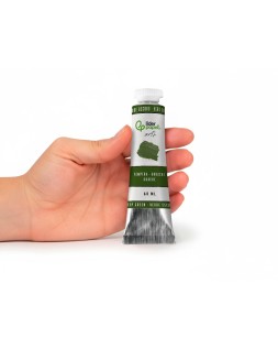 Tempera gouache liderpapel tubo de aluminio de 60 ml color verde oscuro