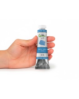 Tempera gouache liderpapel tubo de aluminio de 60 ml color azul cian