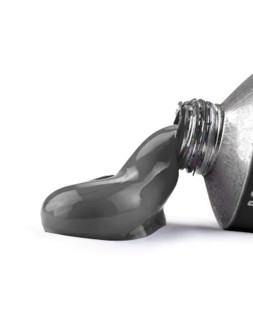 Tempera gouache liderpapel tubo de aluminio de 60 ml color negro marfil