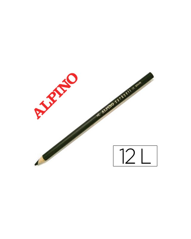 Lapices alpino carbonil caja de 12 unidades