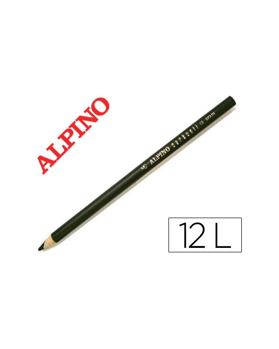 Lapices alpino carbonil caja de 12 unidades