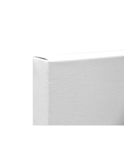 Bastidor liderpapel 4p lienzo grapado trasero algodon 100% marco pawlonia 1,8x3,8 cm bordes madera 33x22 cm