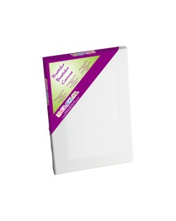 Bastidor liderpapel 4f lienzo grapado trasero algodon 100% marco pawlonia 1,8x3,8 cm bordes madera 33x24 cm