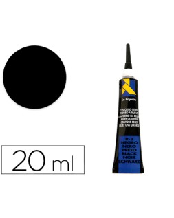 Contorno relieve la pajarita negro r-3 tubo 20 ml