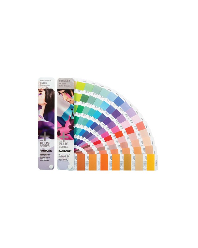 Guia de colores pantone plus formula guide incluye indice de colores y acceso web de pantone para diseño