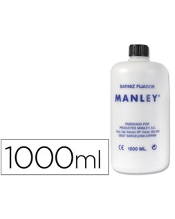 Barniz fijativo manley acabado brillante bote de 1000 ml