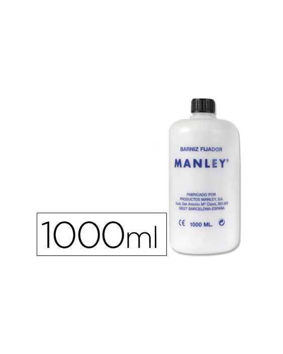 Barniz fijativo manley acabado brillante bote de 1000 ml
