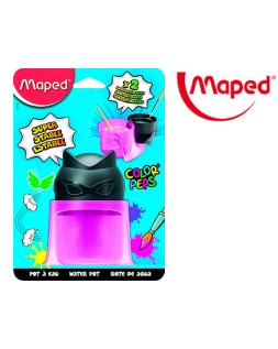Limpiador de pinceles maped color peps 2 compartimentos superheroes