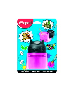 Limpiador de pinceles maped color peps 2 compartimentos superheroes
