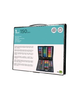 Estuche de pintura liderpapel plastico 150 piezas 36x31x4 cm