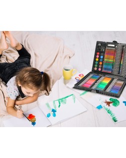 Estuche de pintura liderpapel plastico 150 piezas 36x31x4 cm