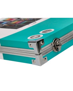 Estuche de pintura liderpapel aluminio 150 piezas maletin 37,8x29,7x4,6 cm