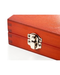 Estuche de pintura derwent academy madera lapices de colores 35 piezas