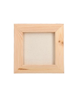 Bastidor liderpapel lienzo grapado trasero algodon 100% 12x12 cm gramaje 280g/m2