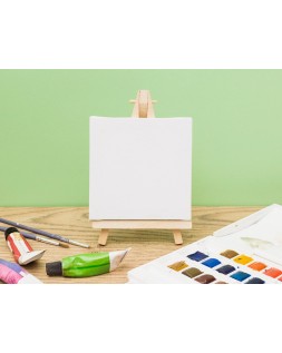 Bastidor liderpapel lienzo grapado trasero algodon 100% 20x20 cm gramaje 280g/m2