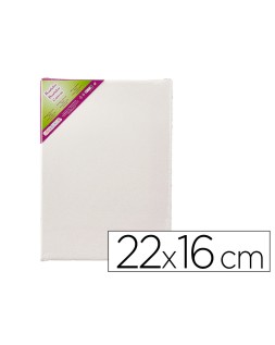 Bastidor liderpapel 1f lienzo grapado trasero algodon 100% 22x16 cm gramaje 280g/m2