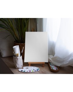 Bastidor liderpapel 1f lienzo grapado trasero algodon 100% 22x16 cm gramaje 280g/m2