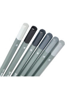 Lapiz de grafito liderpapel caja 6 unidades durezas surtidas certificado fsc