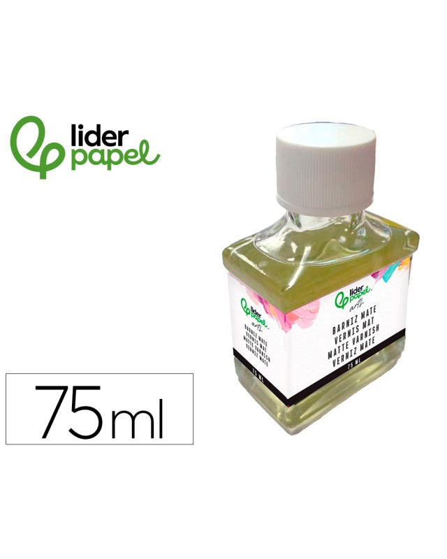Barniz liderpapel acabado mate para pintura bote de 75 ml