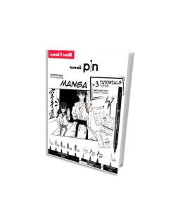 Set iniciacion uniball pin manga starter nº1 blister de 8 rotuladores + 1 portaminas