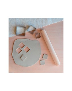 Cortador metalico sio-2 cuadrado set de 3 piezas