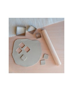 Cortador metalico sio-2 cuadrado set de 3 piezas