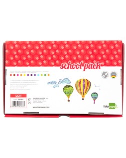 Lapices de colores liderpapel school pack de 144 unidades 12 colores x 12 unidades