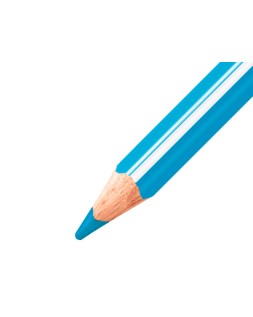 Lapices de colores stabilo trio punta gruesa caja de 18 colores escolar