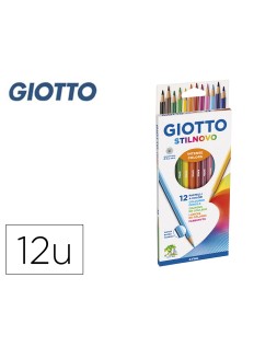 Lapices de colores giotto stilnovo 12 colores unidad