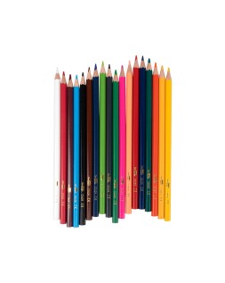 Lapices de colores liderpapel caja de 18 unidades colores surtidos