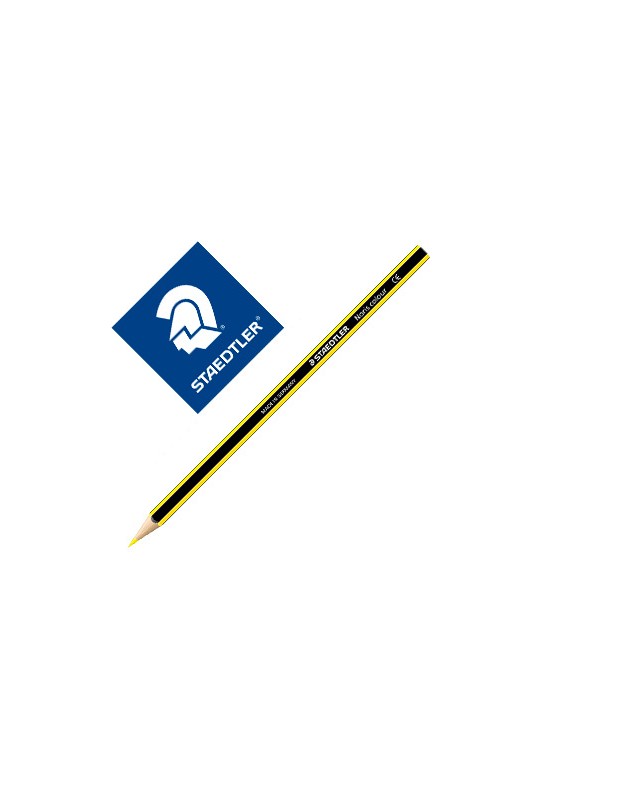 Lapiz de color staedtler wopex ecologico amarillo claro