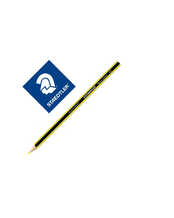 Lapiz de color staedtler wopex ecologico amarillo claro