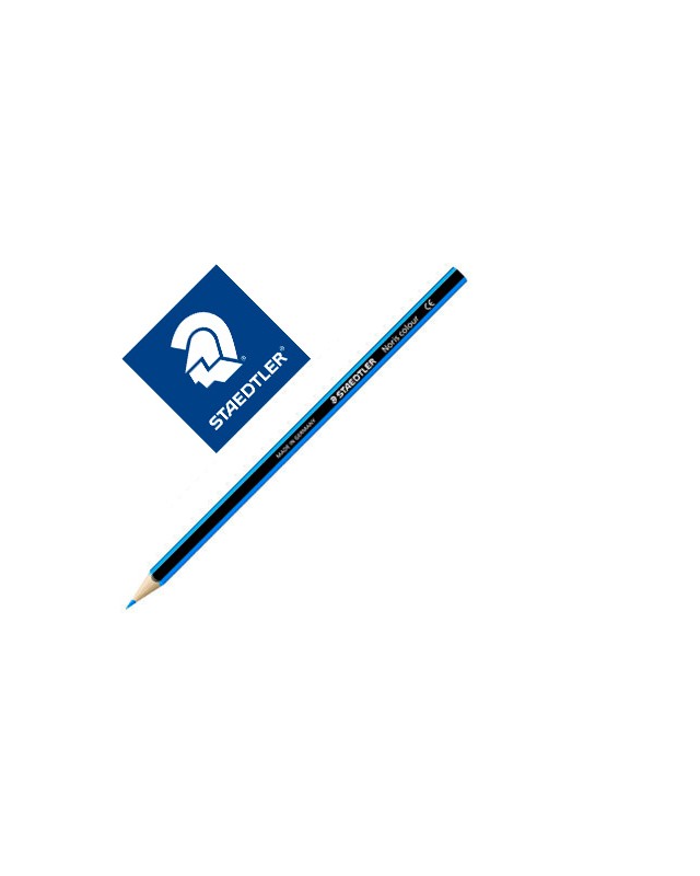 Lapiz de color staedtler wopex ecologico azul