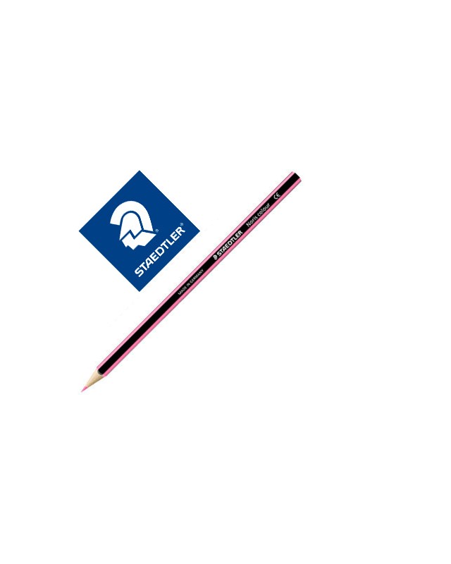 Lapiz de color staedtler wopex ecologico magenta