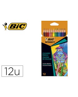 Lapices de colores intensity caja de 12 unidades colores surtidos