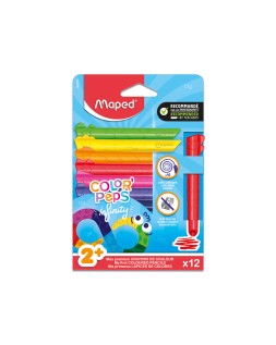 Lapices de colores maped color peps infinity kidy blister de 12 unidades colores surtidos