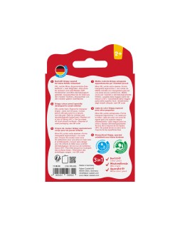 Lapices de colores faber castell grippy xxl caja de 6 unidades colores surtidos